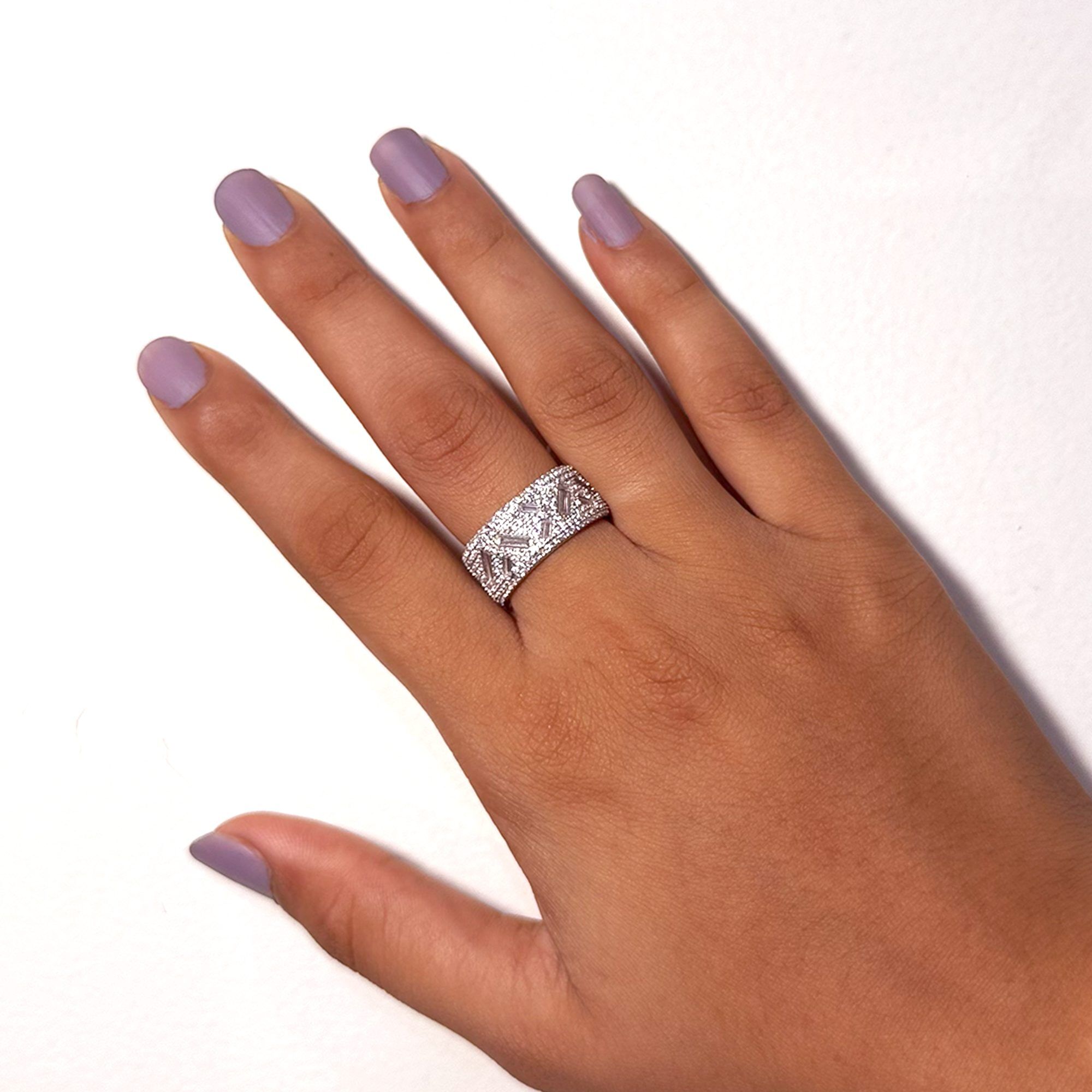 10 Luxe Sterling Silver Band from ekatvajewels