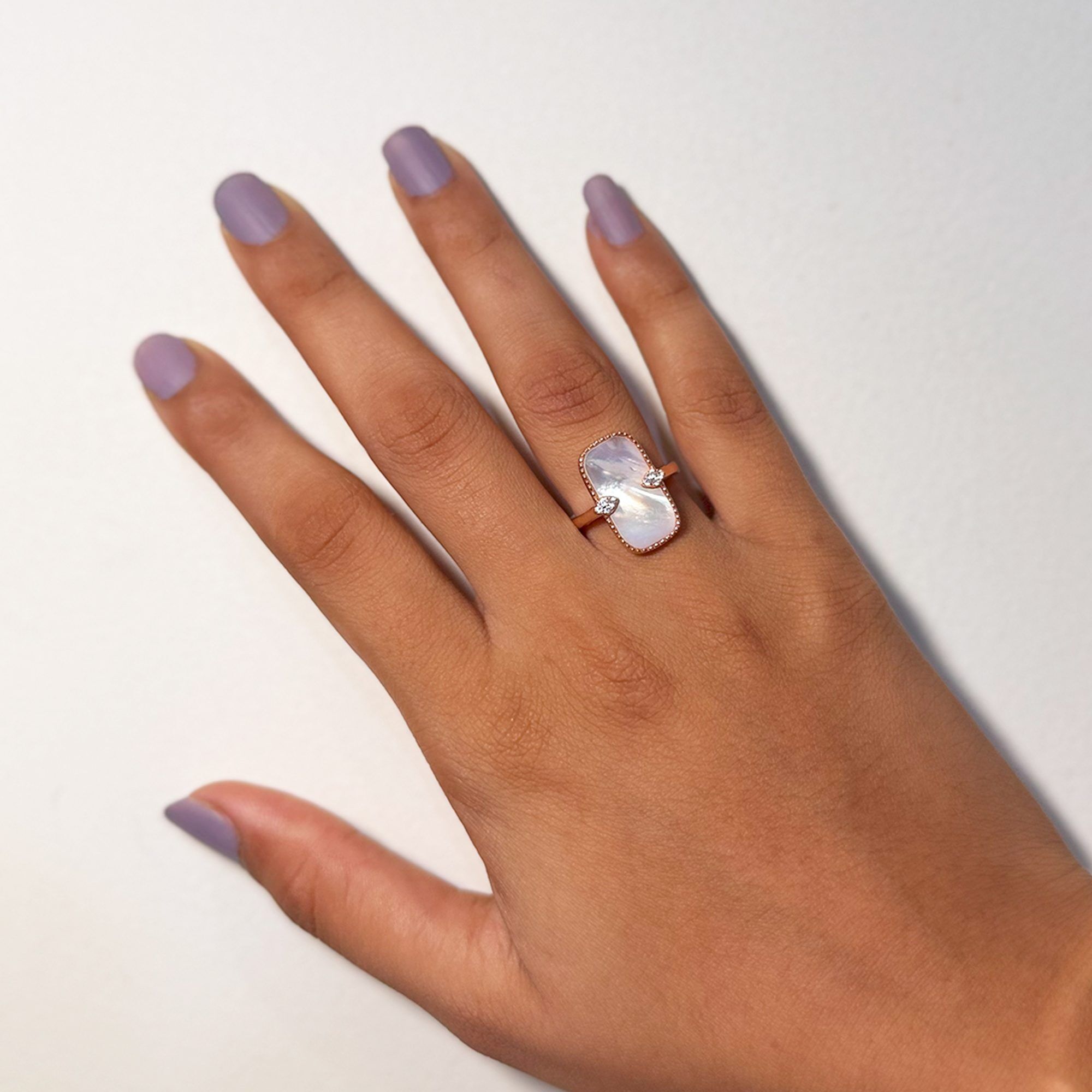 22 Big Pearl Hug Ring from ekatvajewels