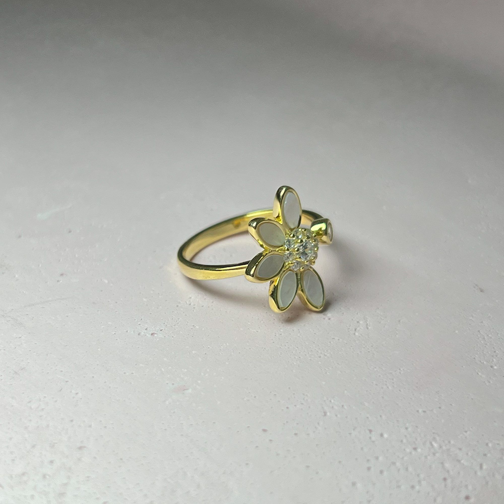 Silver rings for women Becoming a Flower Ring from ekatvajewels