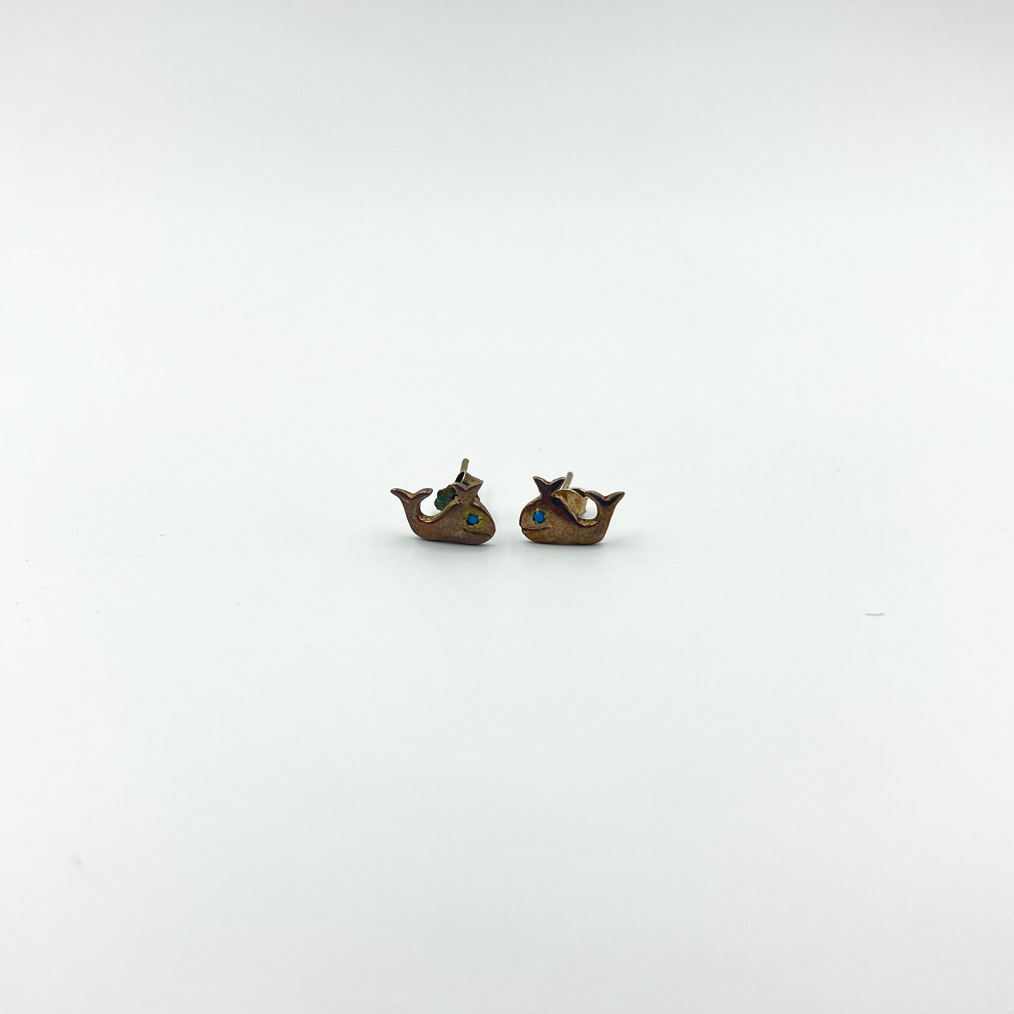 135 Dainty Dolphin Studs from ekatvajewls