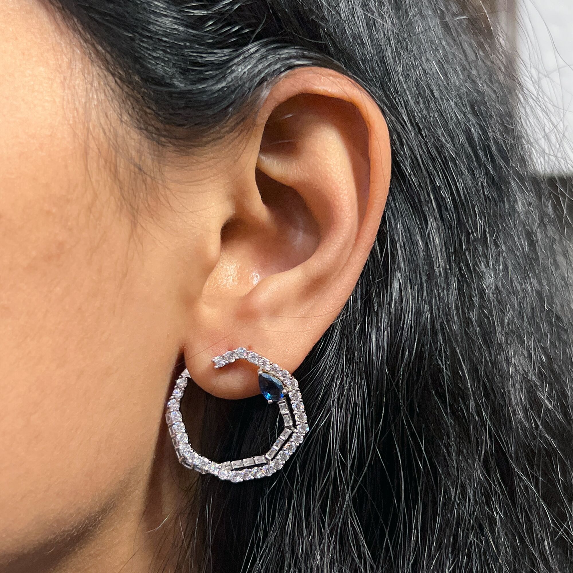 3 Midnight Halo Earrings from ekatvajewls