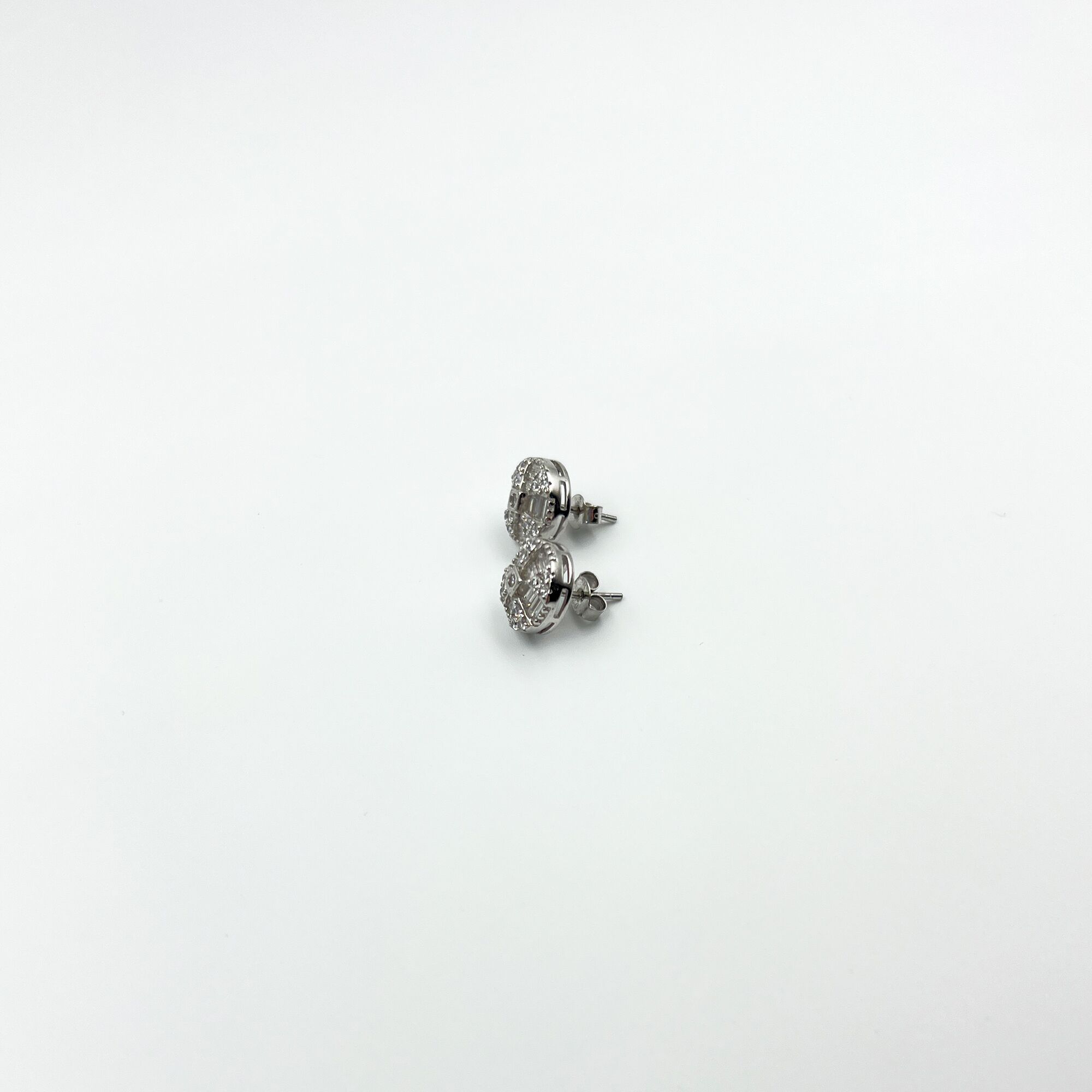 41 Full Moon Charm Studs from ekatvajewls