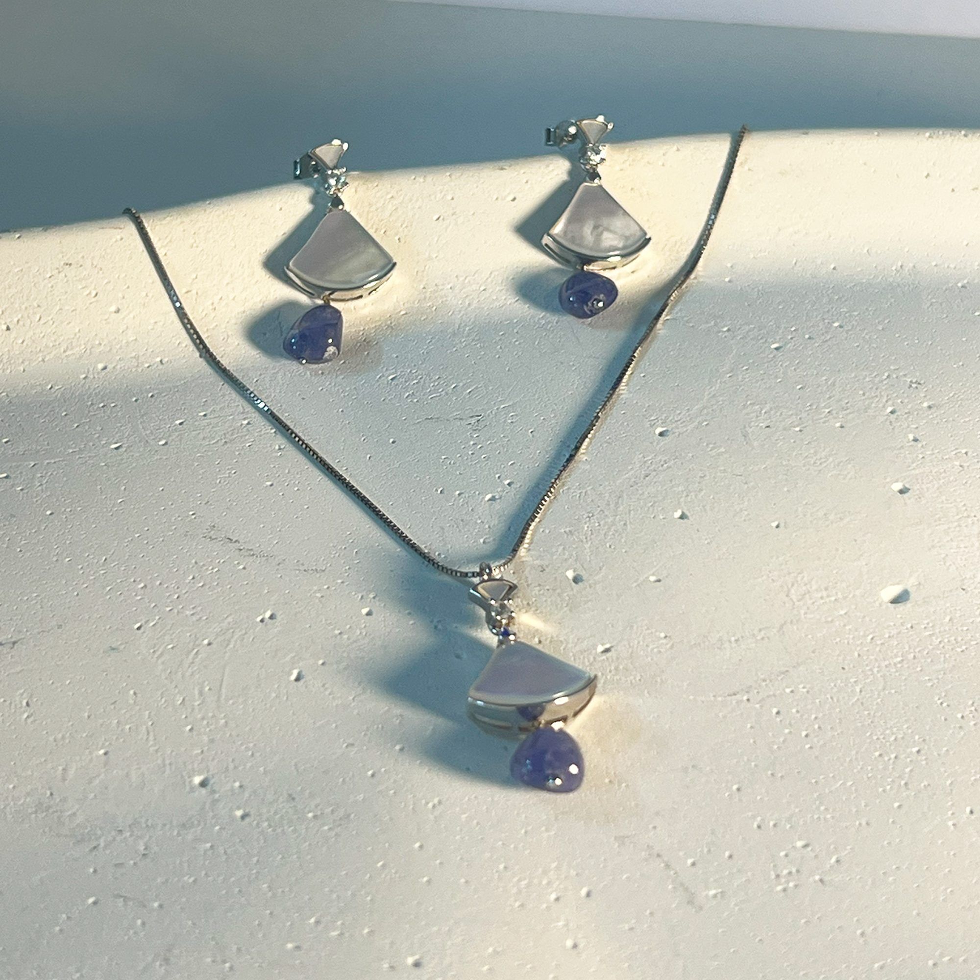 Lavender Drift Pendant Set Lavender Drift Pendant Set from ekatvajewels