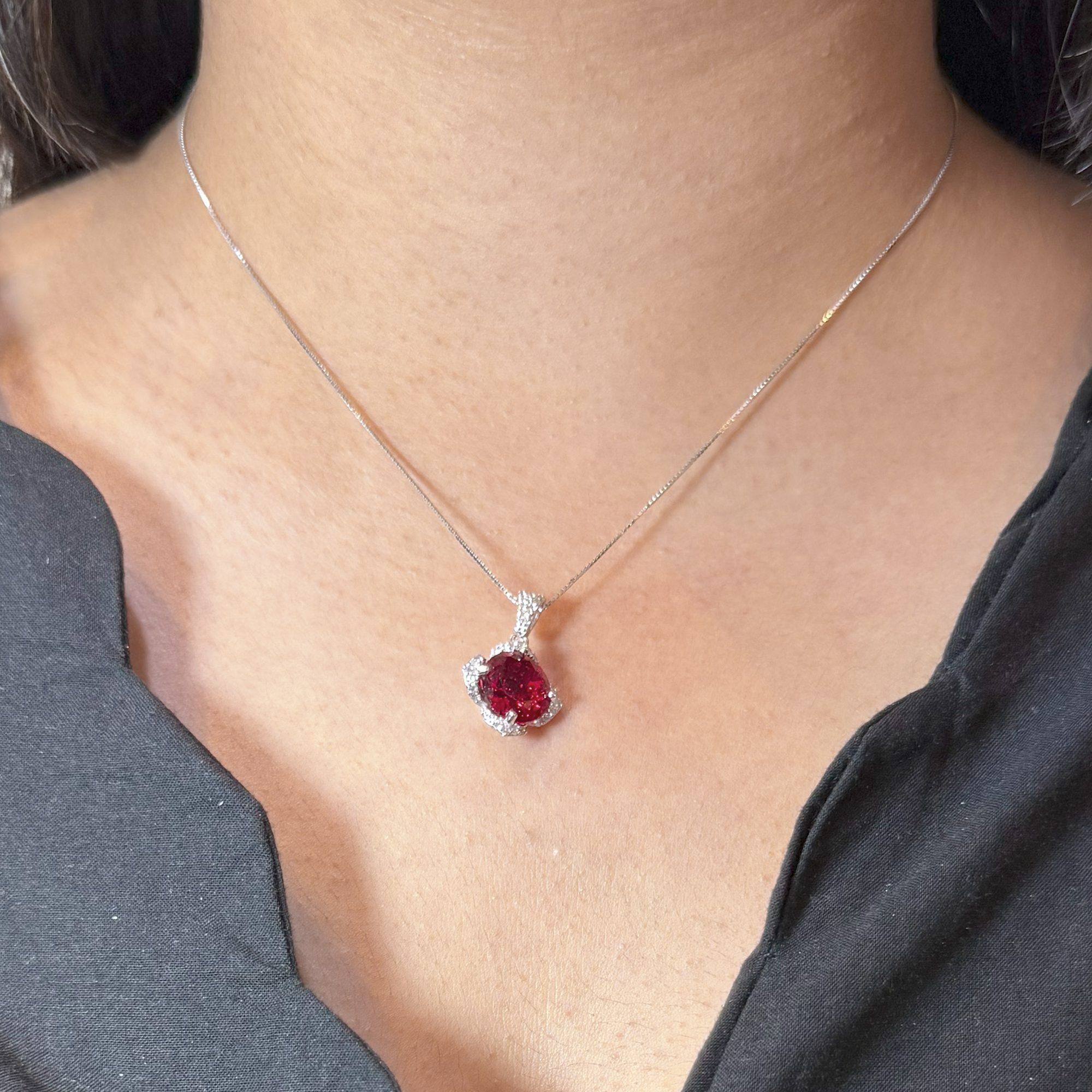 Scarlet Spell Pendant Set from ekatvajewels