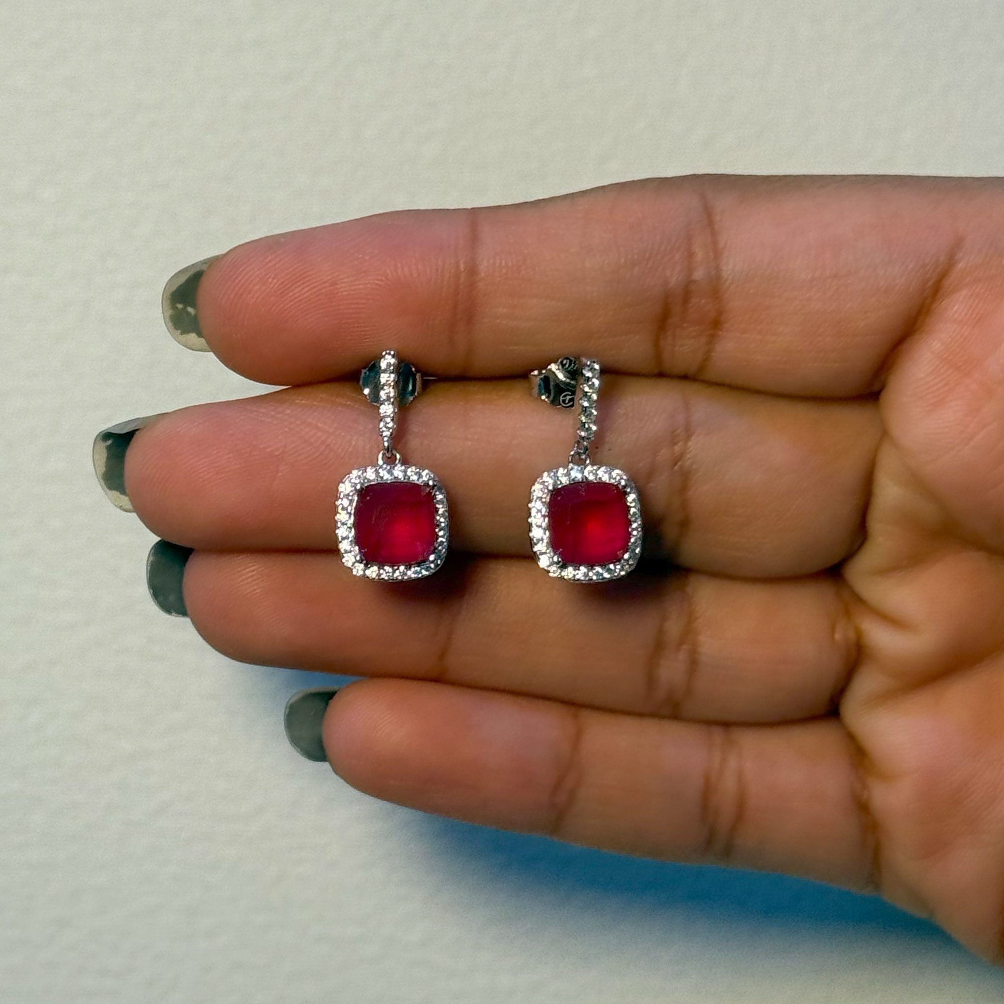 49 Crimson Embrace Pendant Set