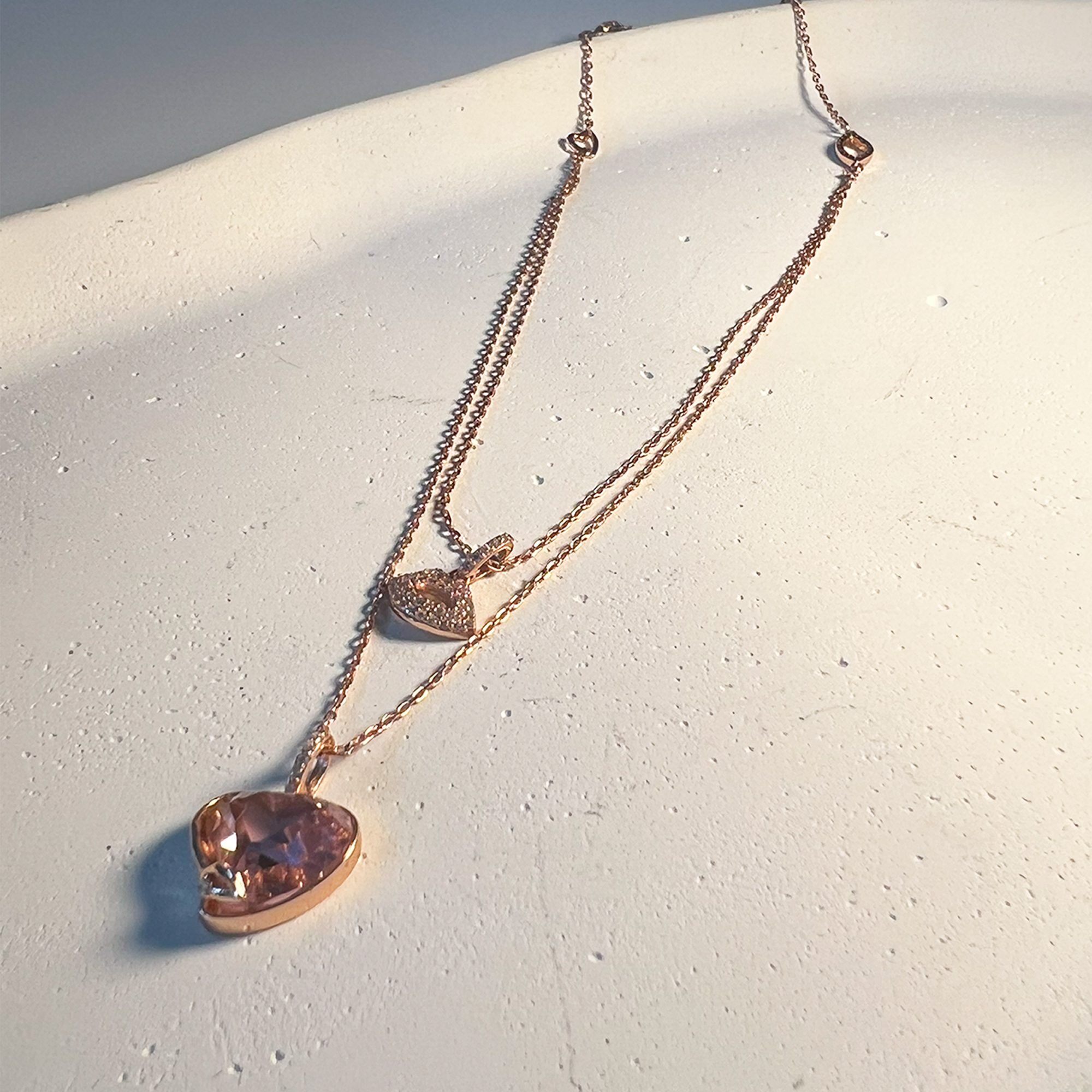 91 Rosé Reverie Necklace from ekatvajewels