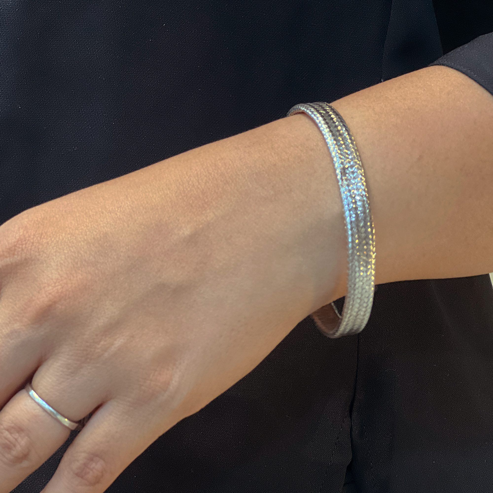 78 Serpentine Mesh Cuff