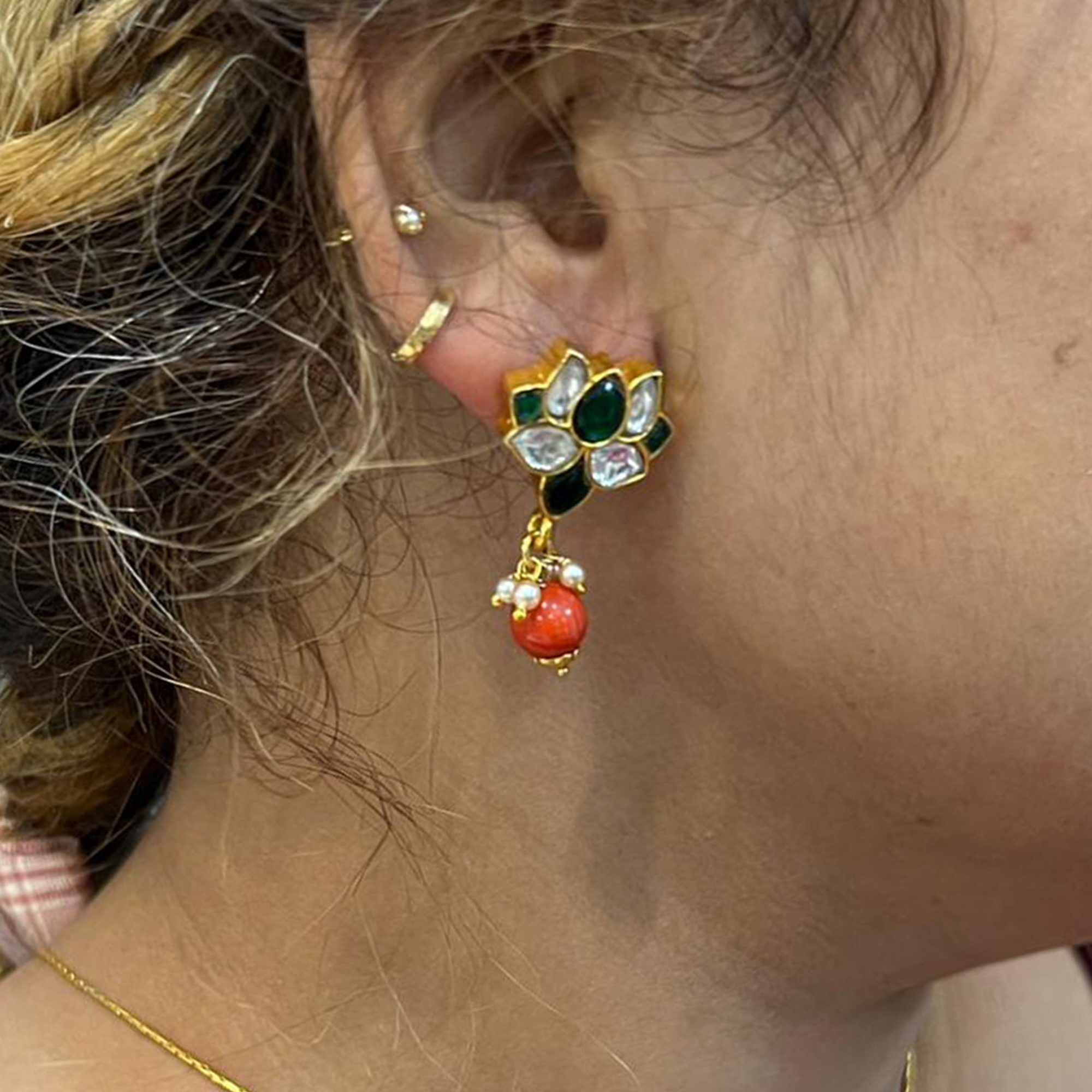 19 Rangini Enamel Drops from ekatvajewls