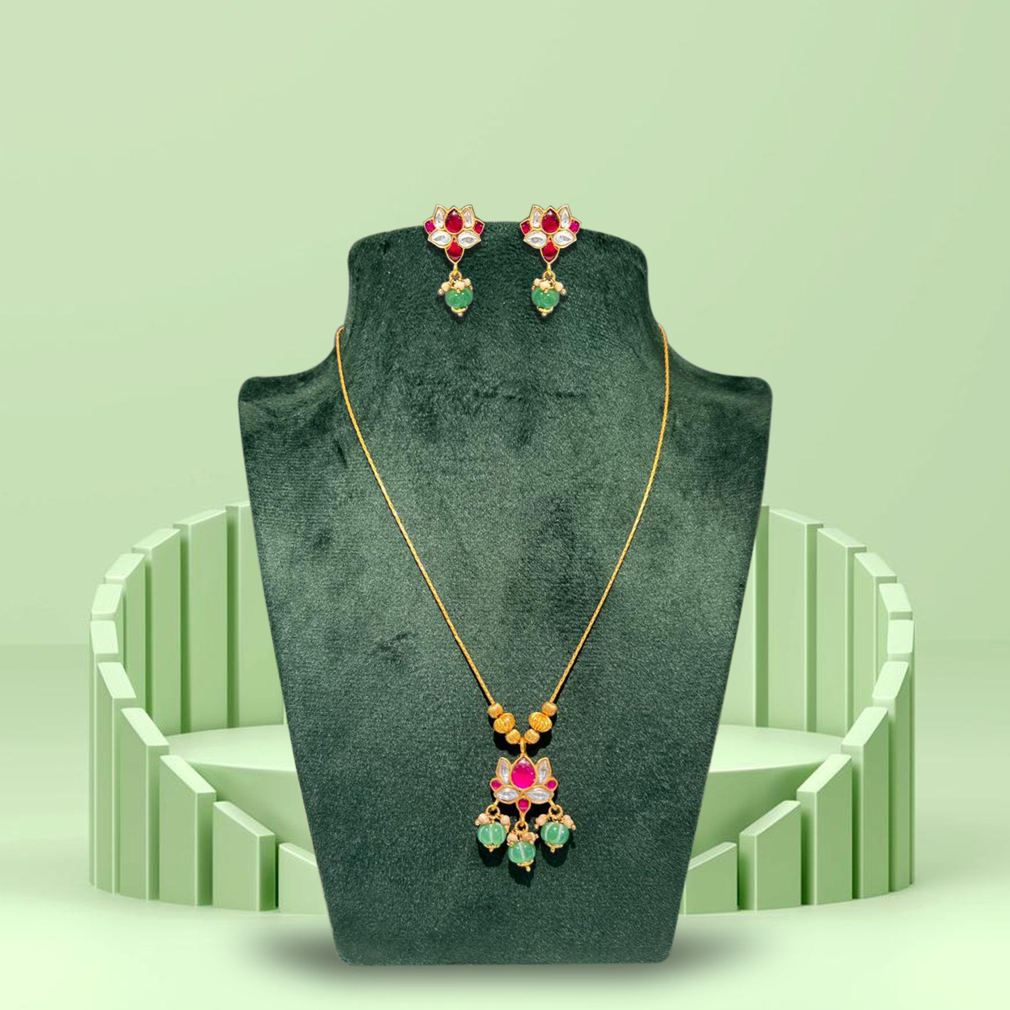 Lotus Radiance Set from ekatvajewls