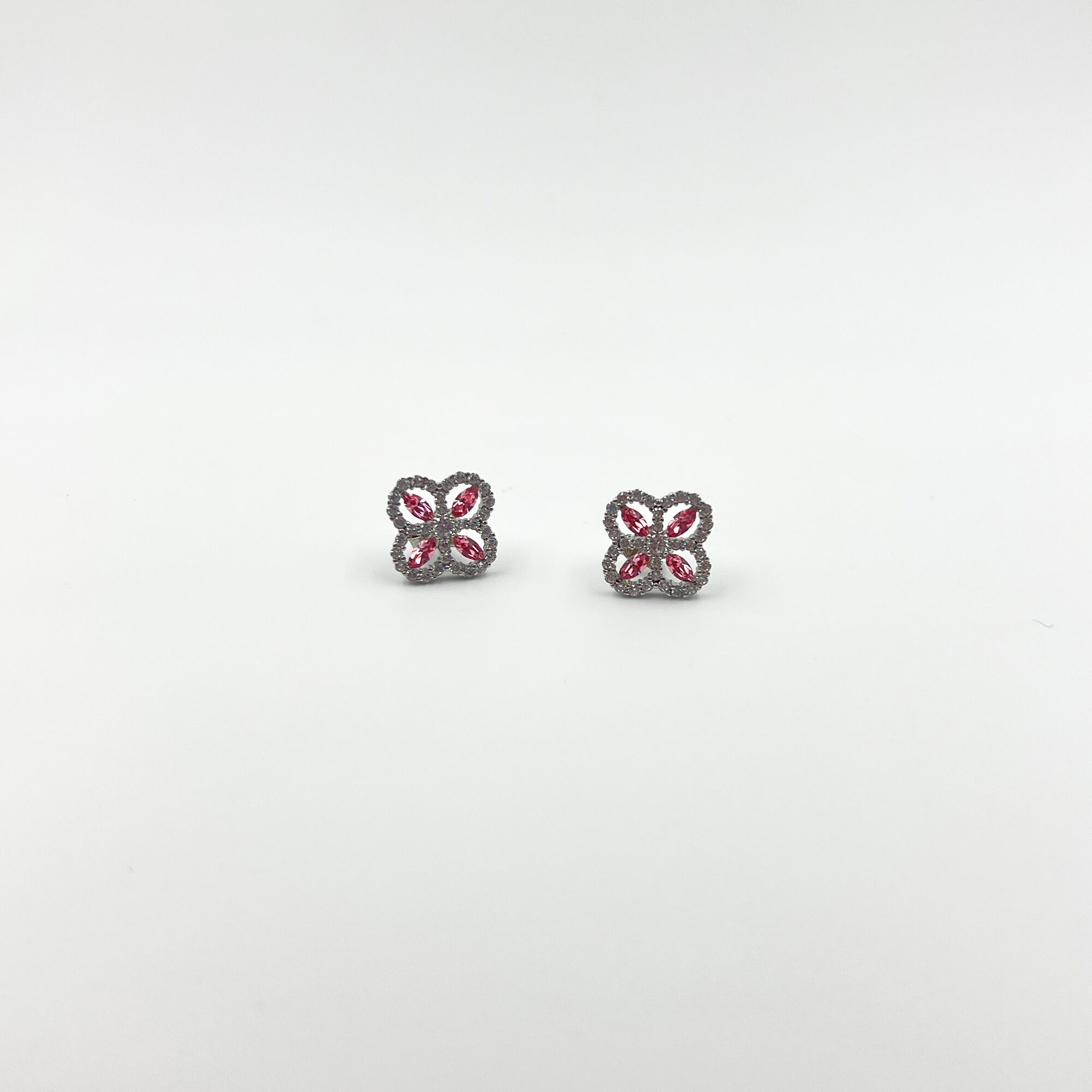 Delicate pink marquise studs from ekatvajewls