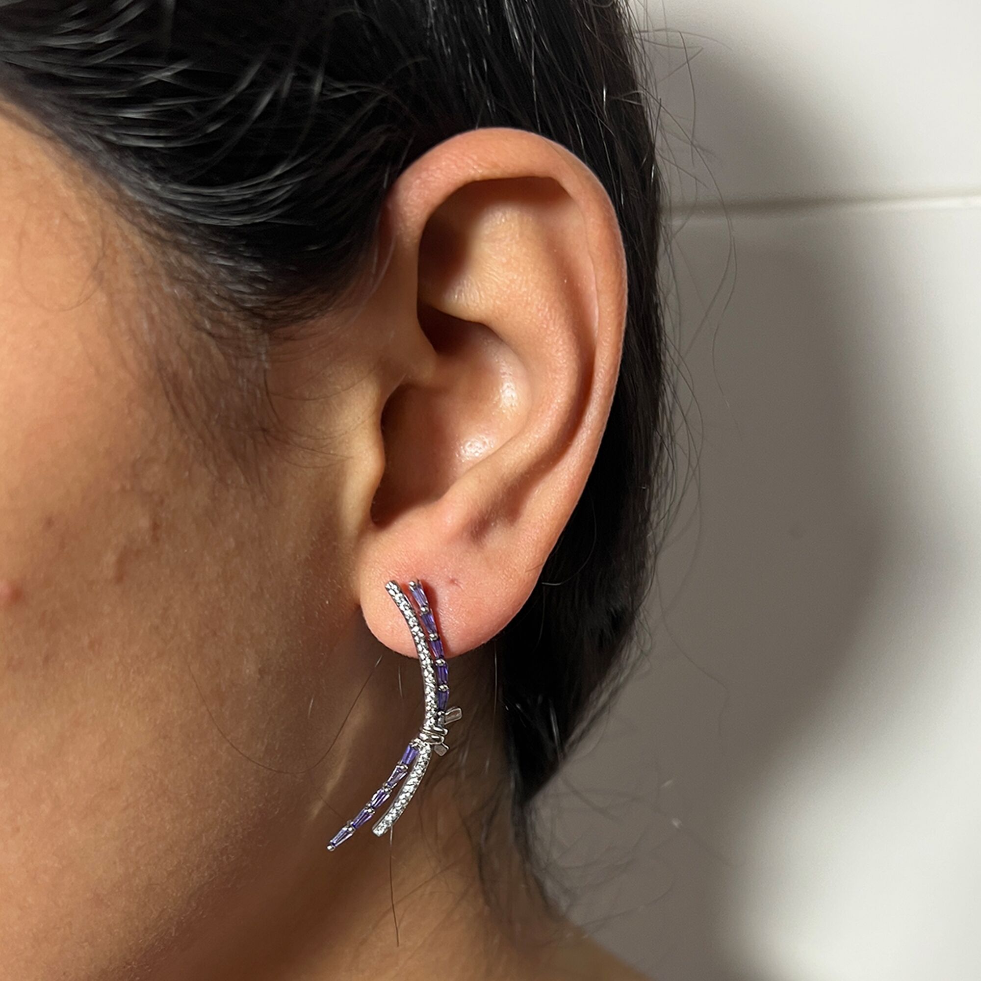 116 Golden Octagon Cut Studs from ekatvajewls