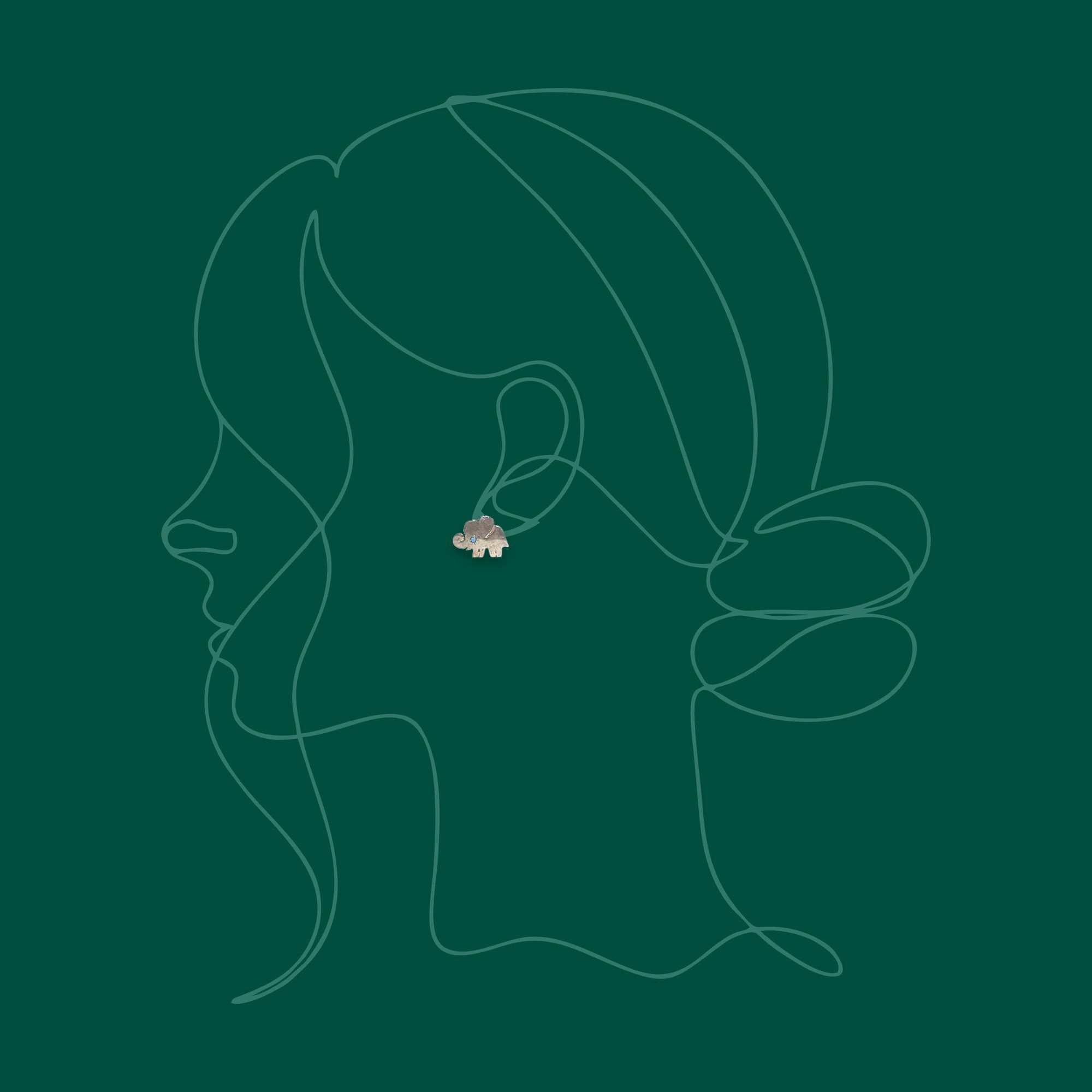 118 Mini Elle Studs from ekatvajewels