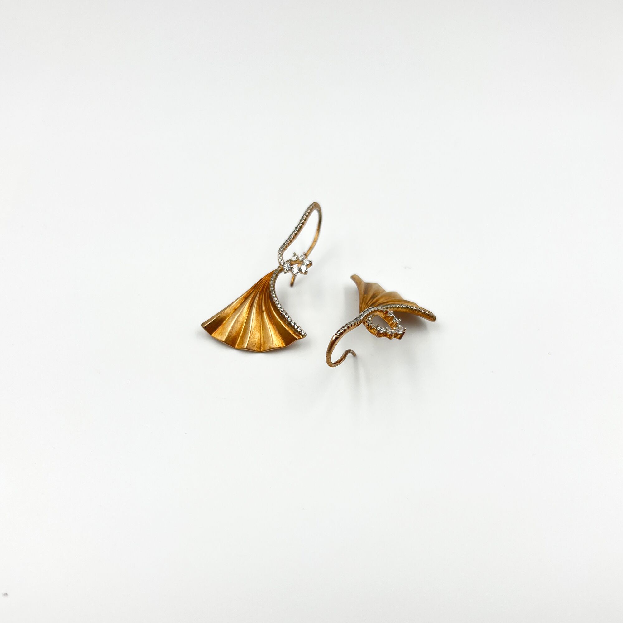 121 Golden Ballerina Earrings from ekatvajewls