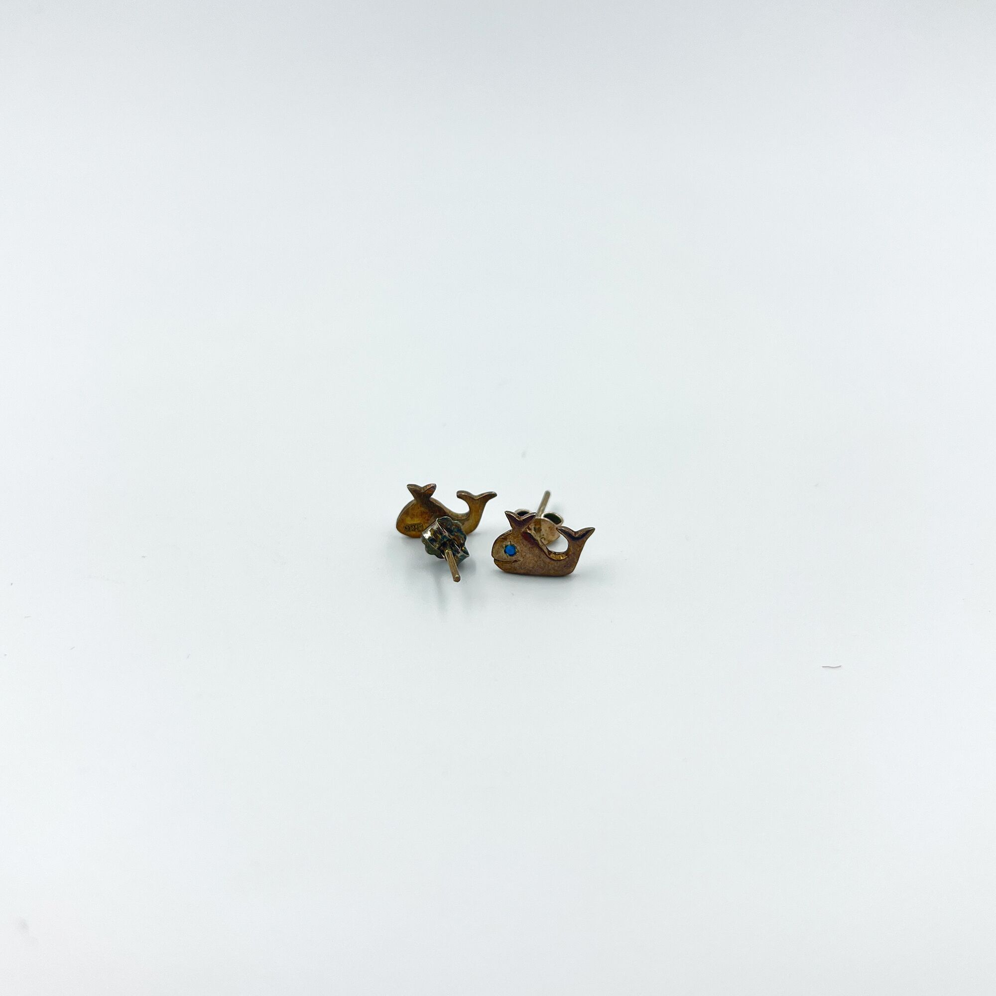 136 Dainty Dolphin Studs from ekatvajewls