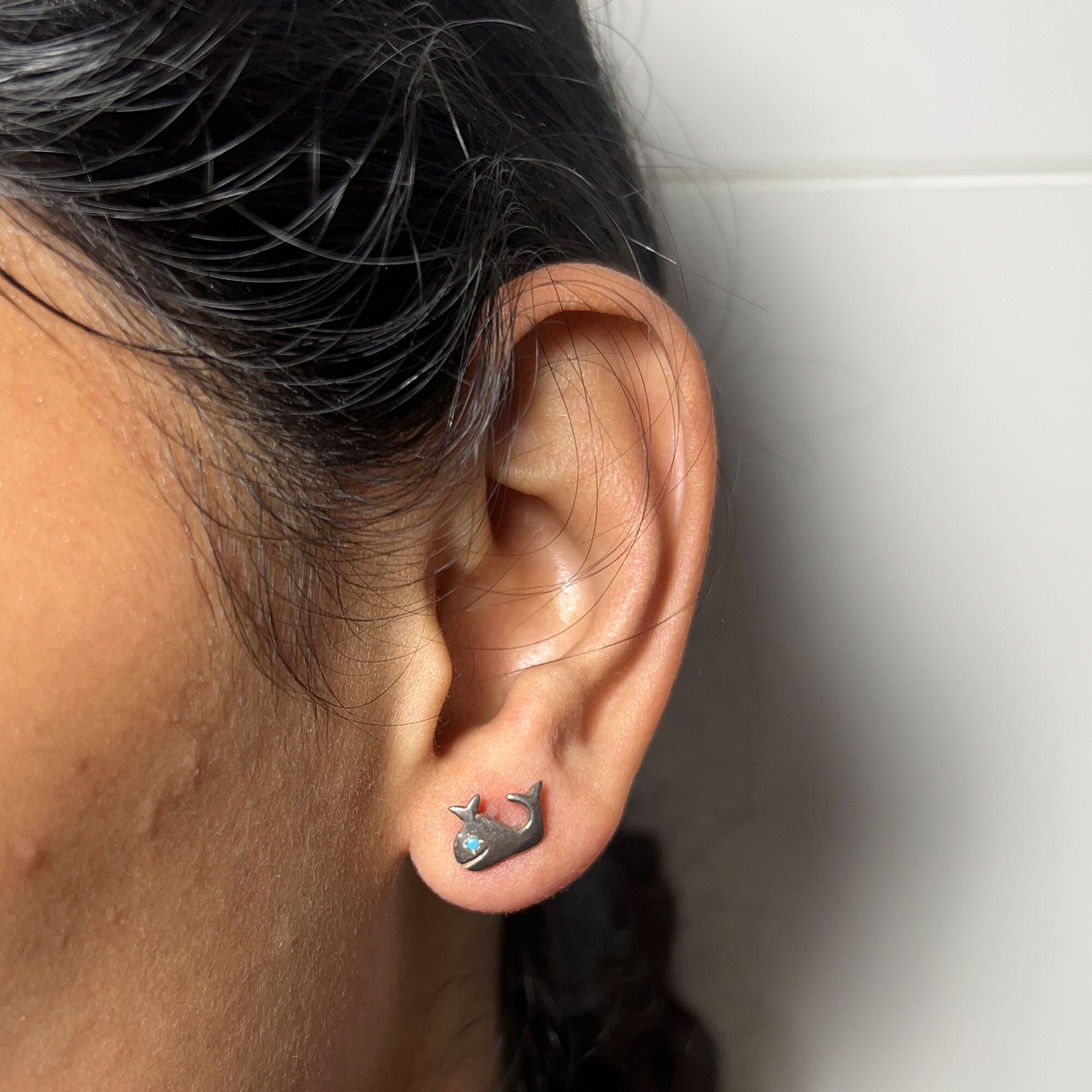 137 Dainty Dolphin Studs from ekatvajewls