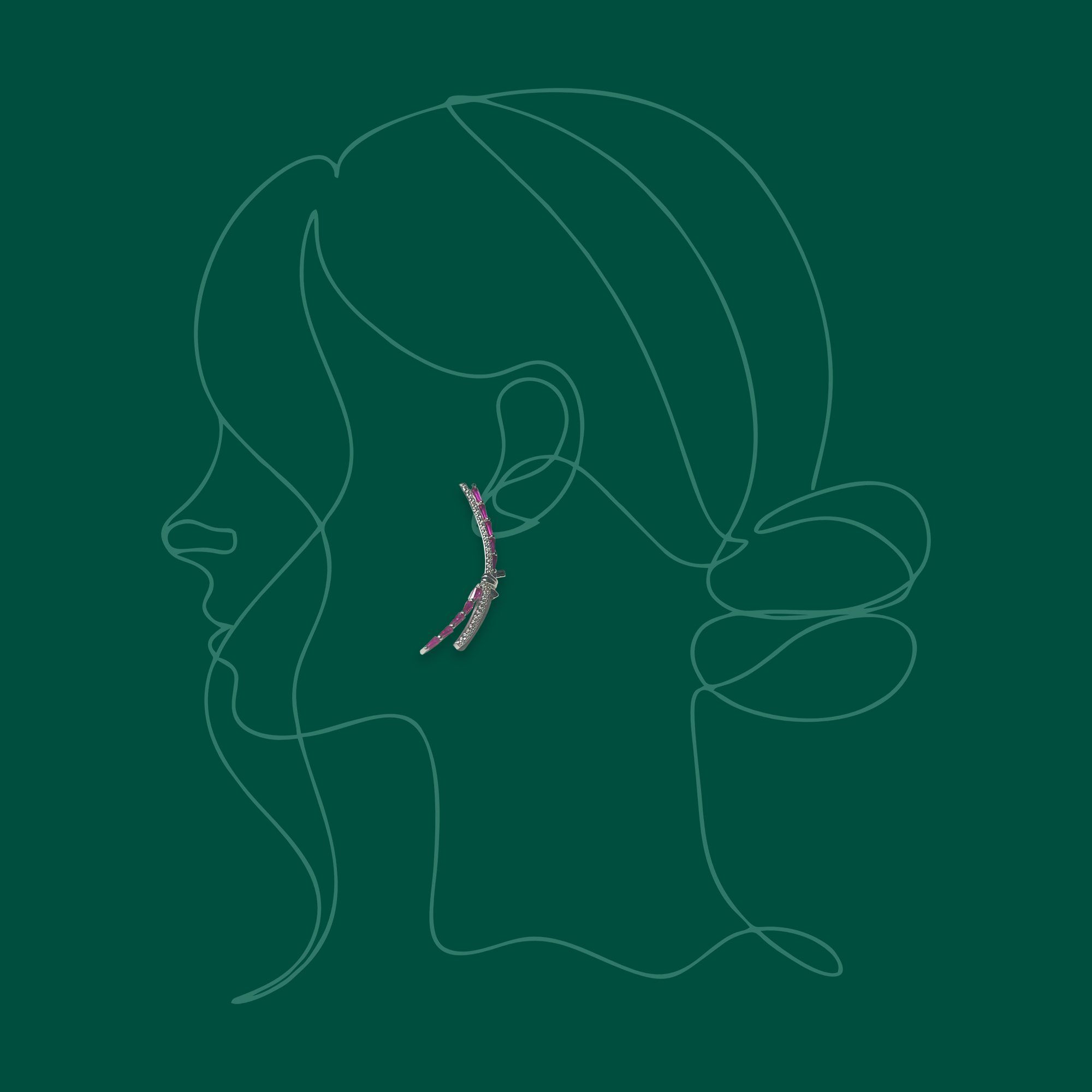 138 Forever Pink Knot Earrings from ekatvajewels