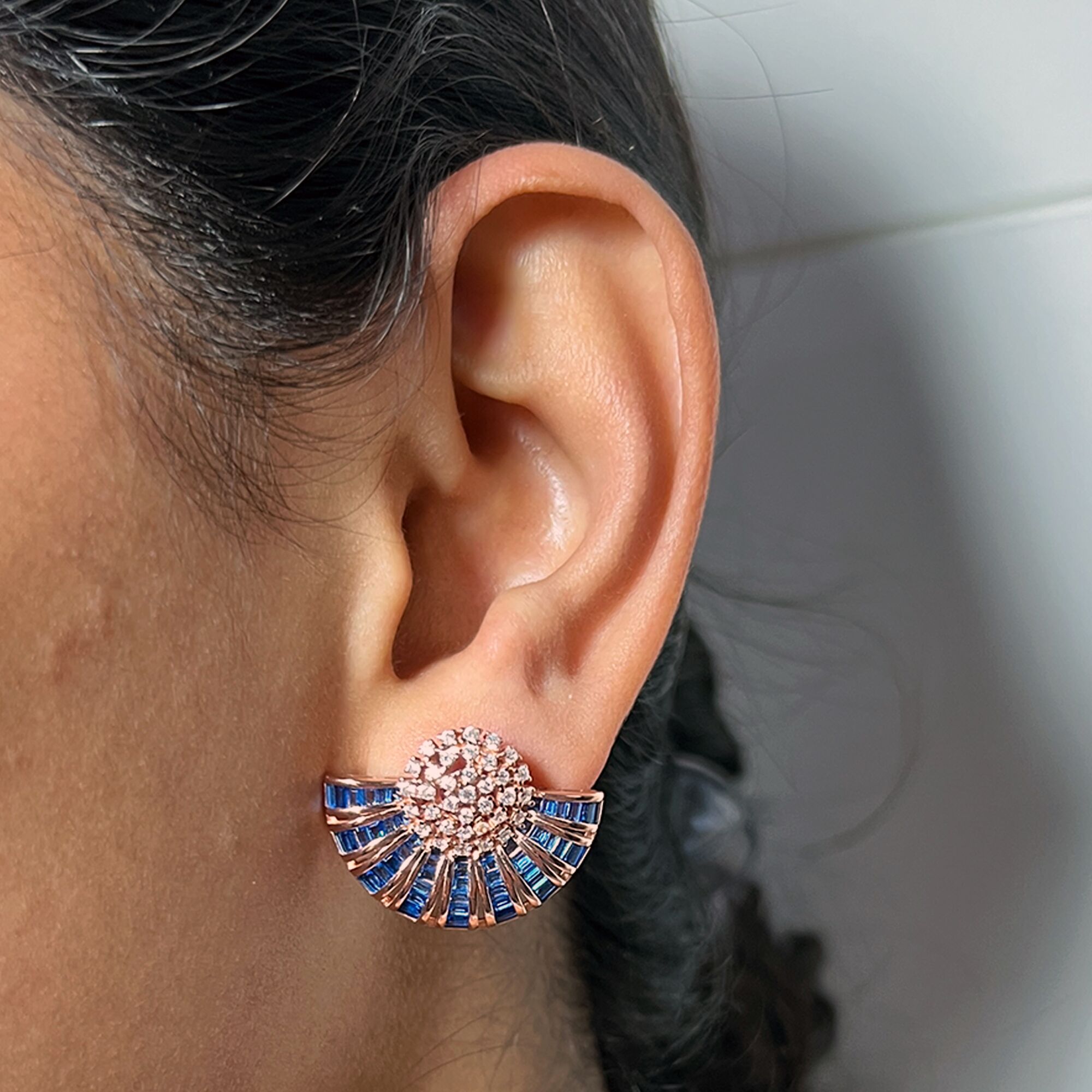 168 Night Sky Radiance Studs from ekatvajewls