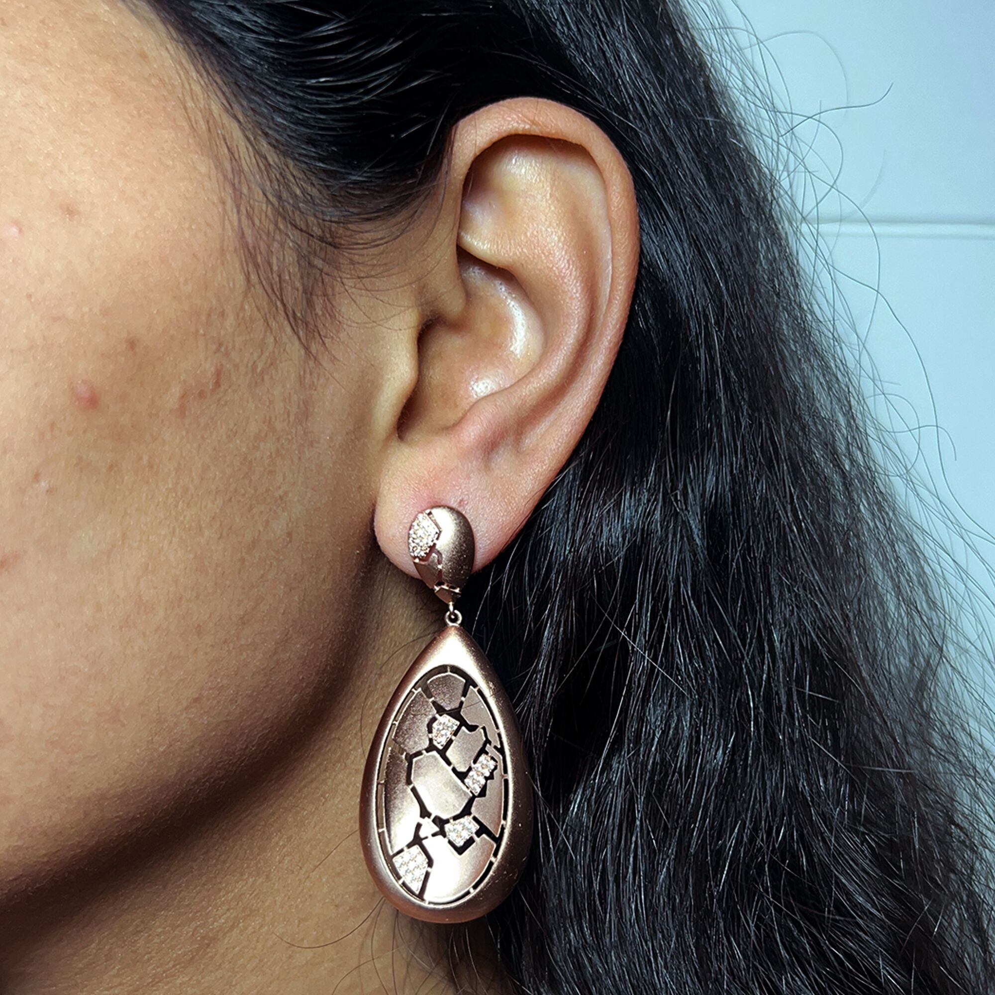 24 Tears of Gold Earrings from ekatvajewls
