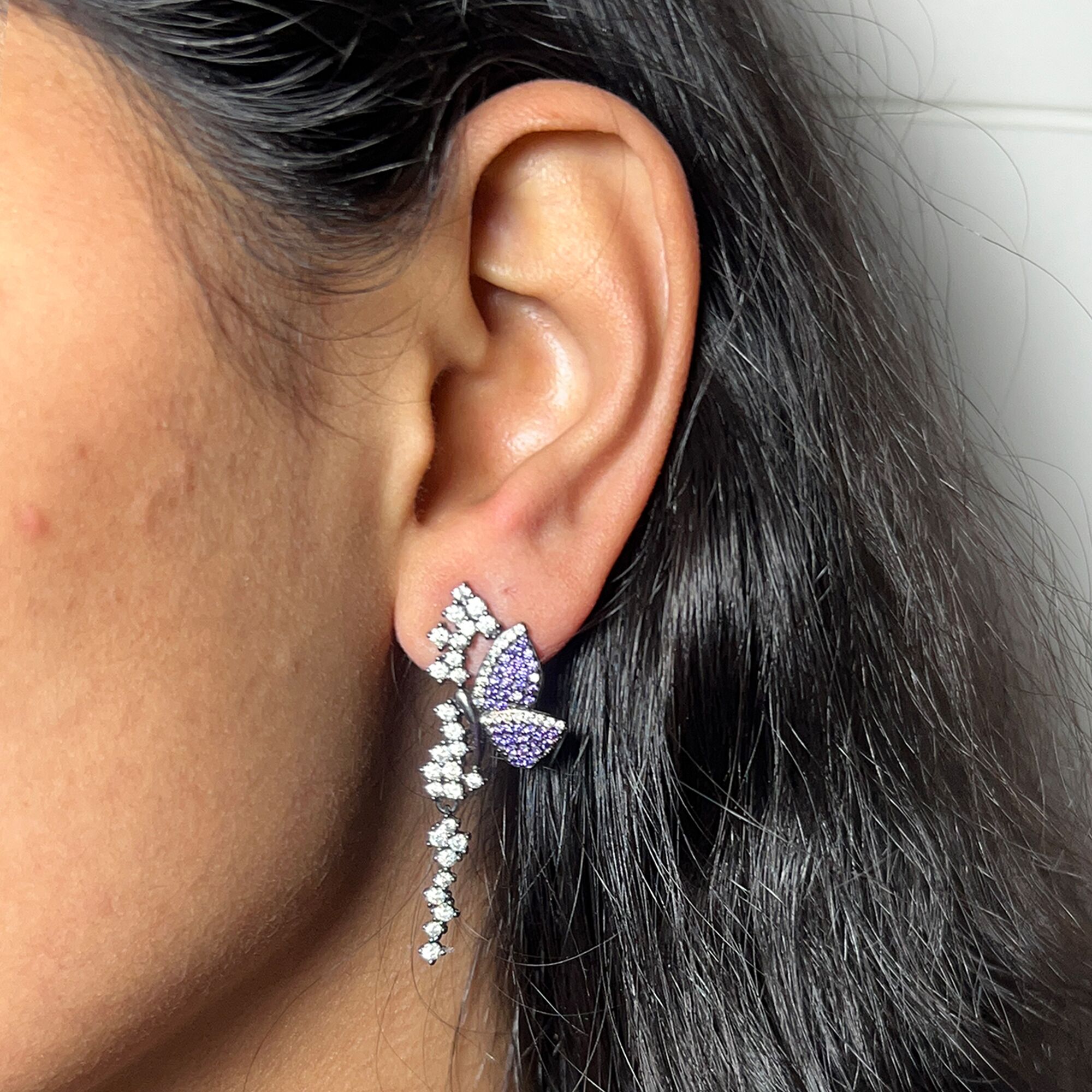 30 Aurora Flutter Earrings from ekatvajewls