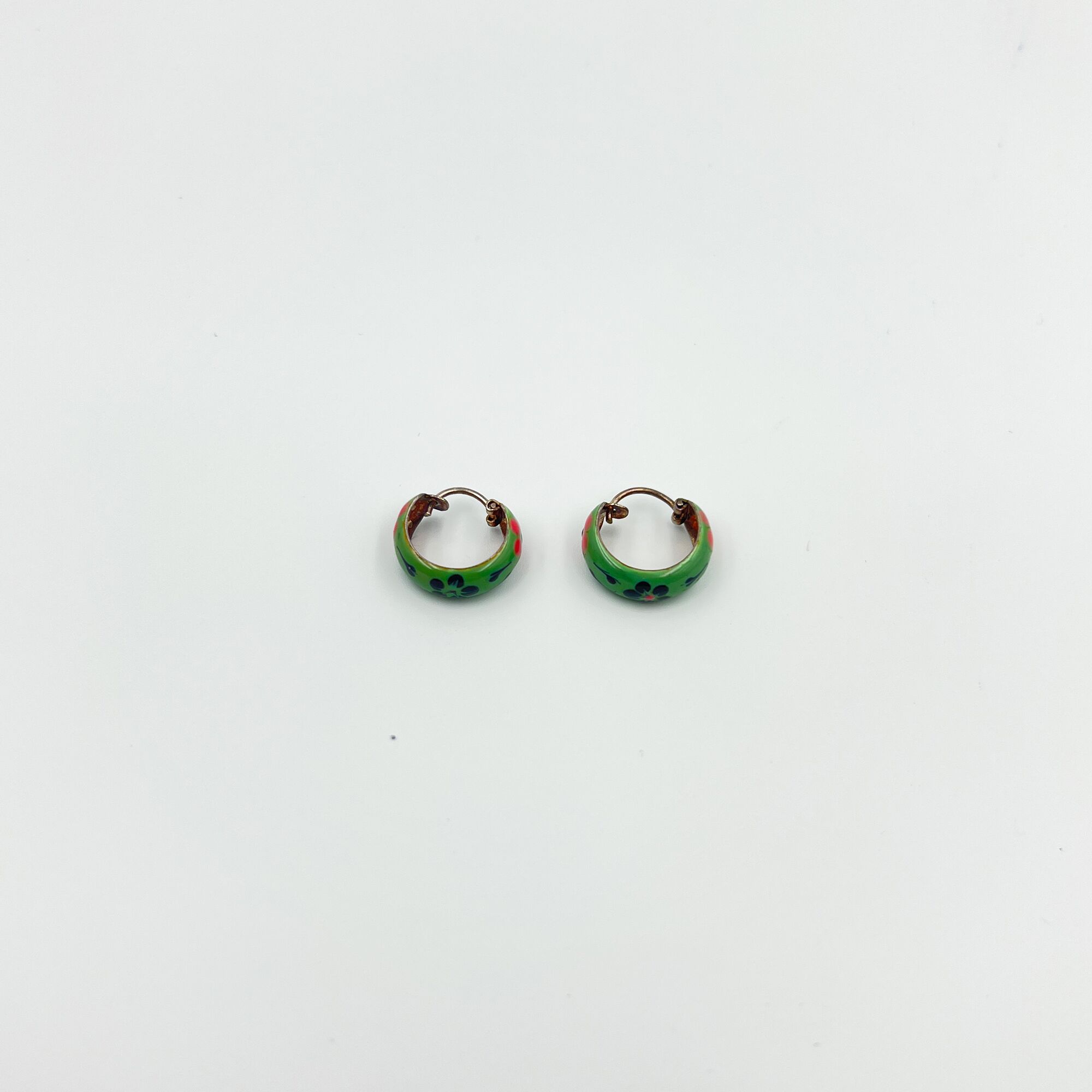 35 Mint Bloom Hoops from ekatvajewls
