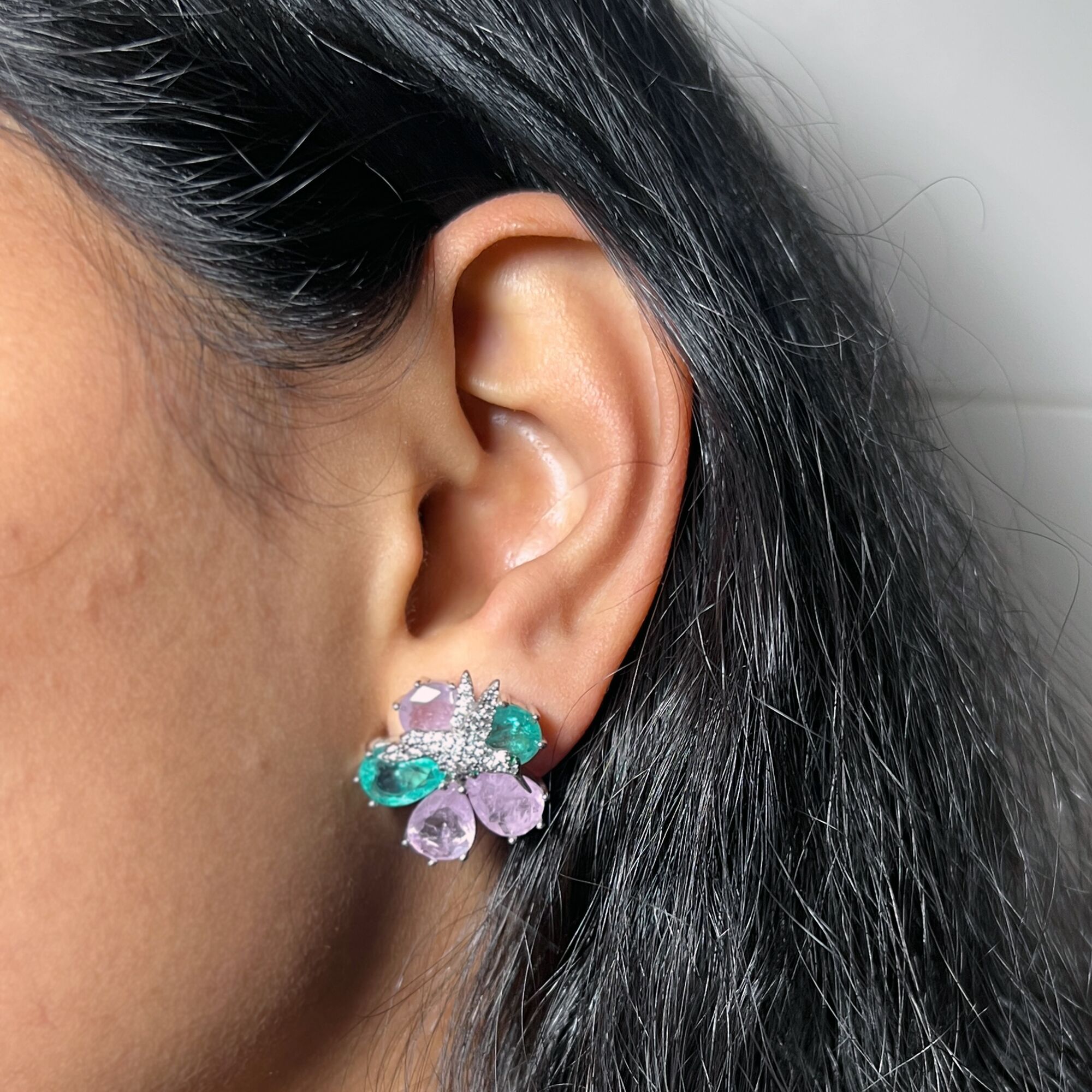 54 Humming Emerald Earrings from ekatvajewls