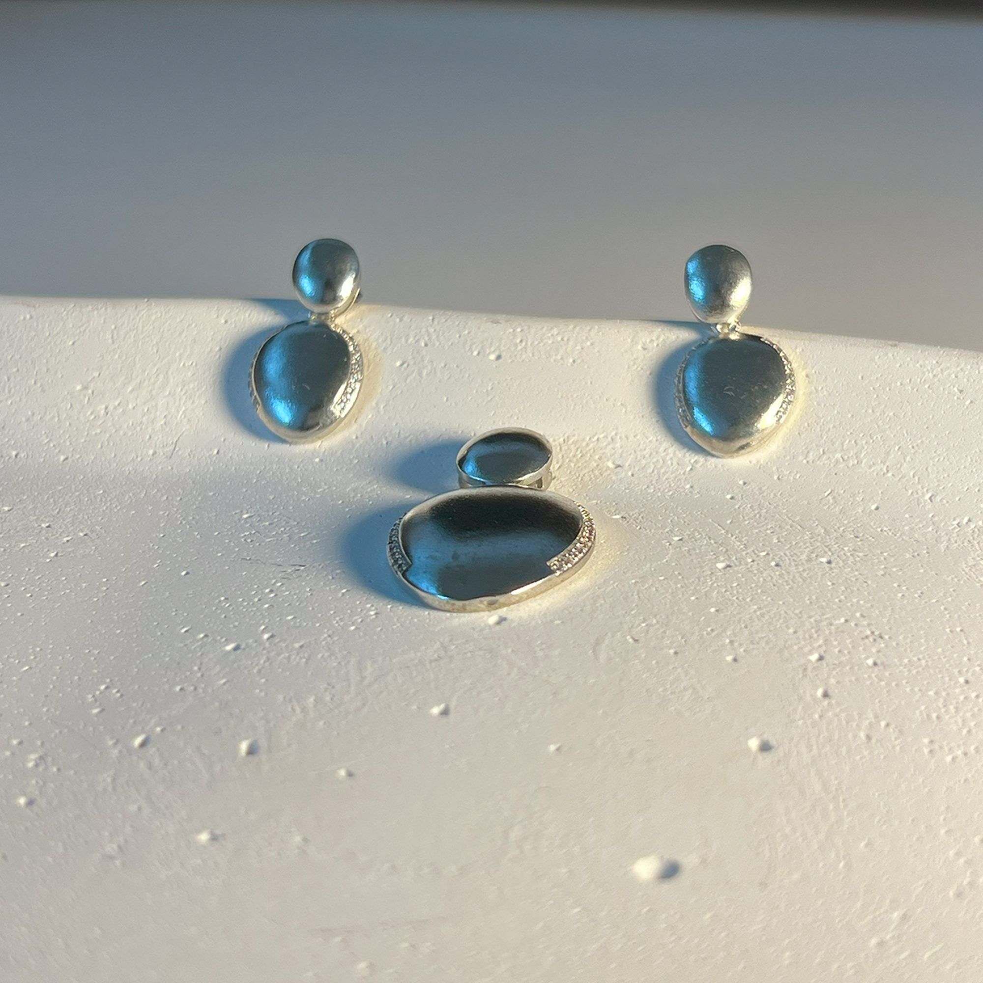 Celeste Mirror Set from ekatvajewels