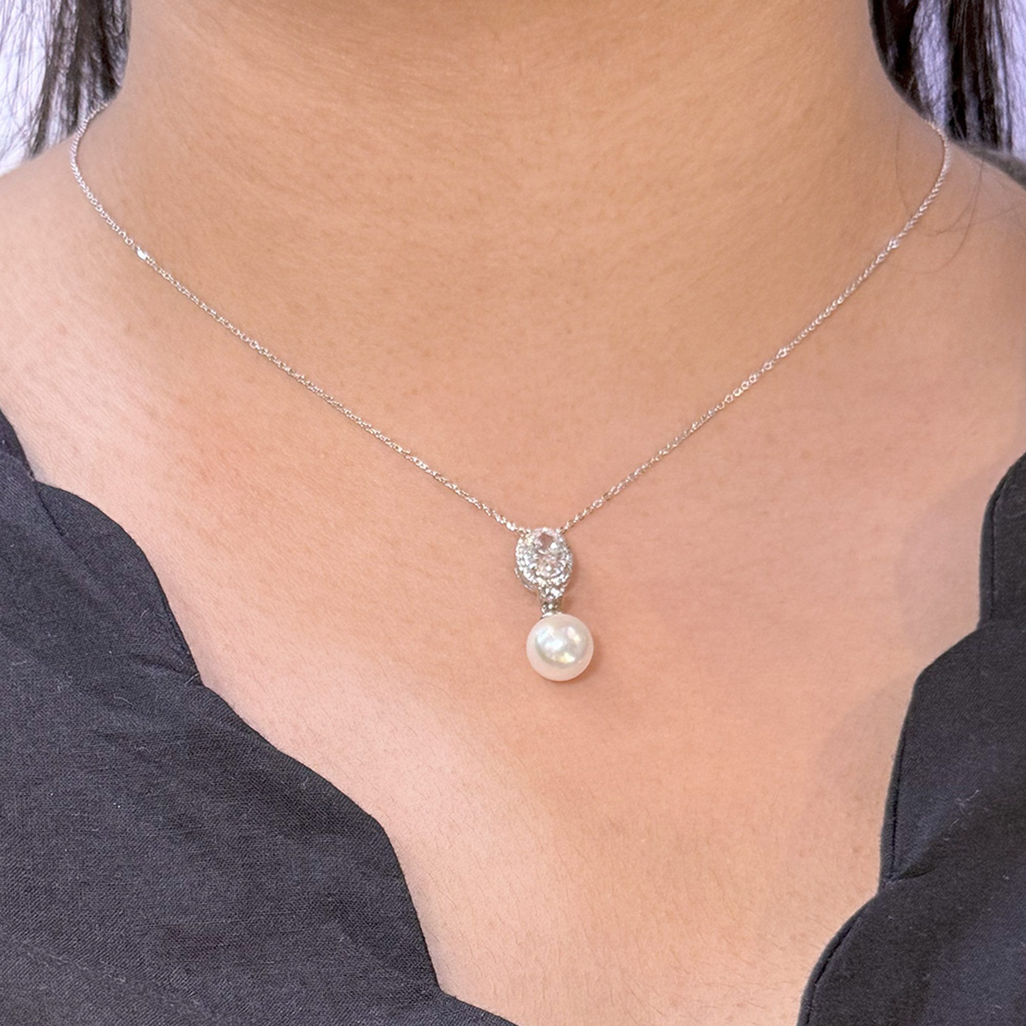 249 Moonveil Pendant Set from ekatvajewels