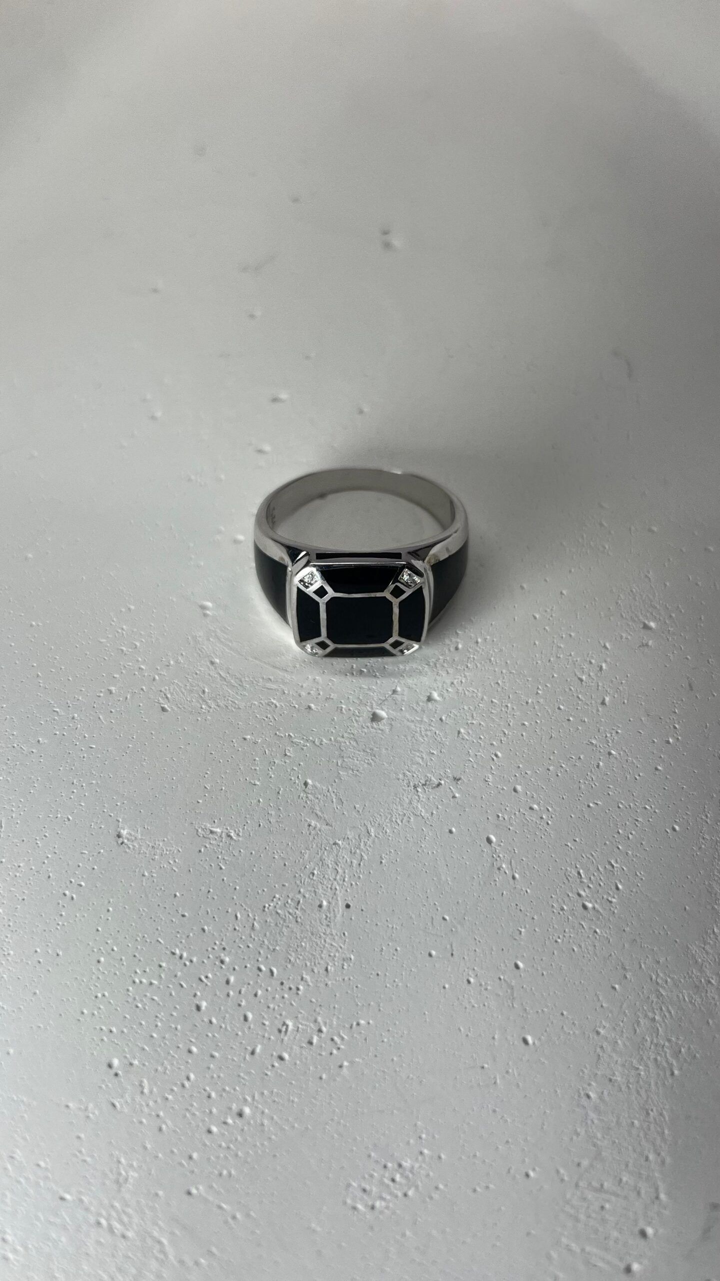 Onyx Crest Ring from ekatvajewels