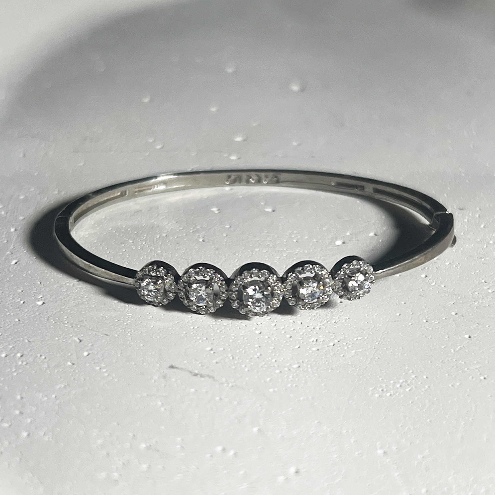 Aurora Five-Stone Bangle